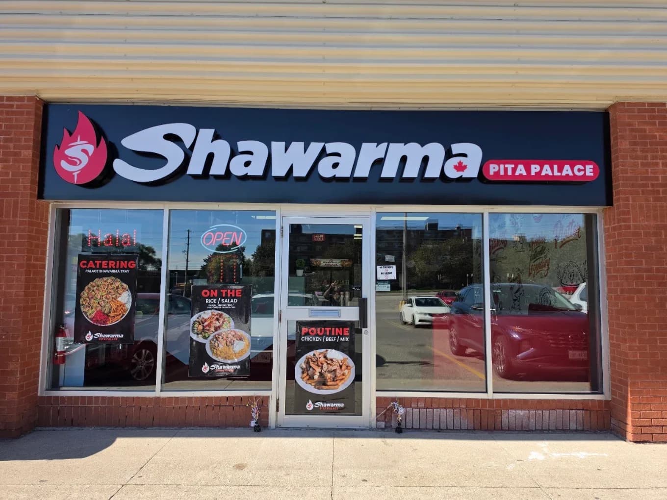Shawarma Pita Palace storefront in Guelph